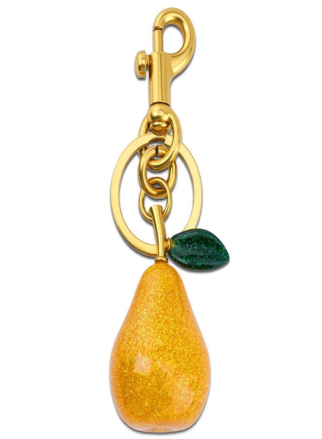 igvean Pear Keychain Cute Fruit Purse Charms for Handbags Best Ever Gifts Women Backpacks Accessories for Mother’s Day Birthday Valentines Day Car keyring Gift for Her - Image 1